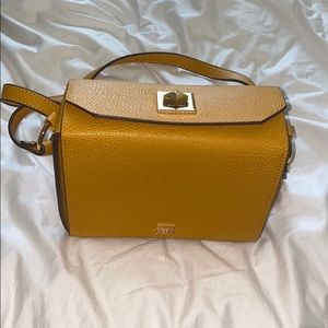 Mustard yellow handbag